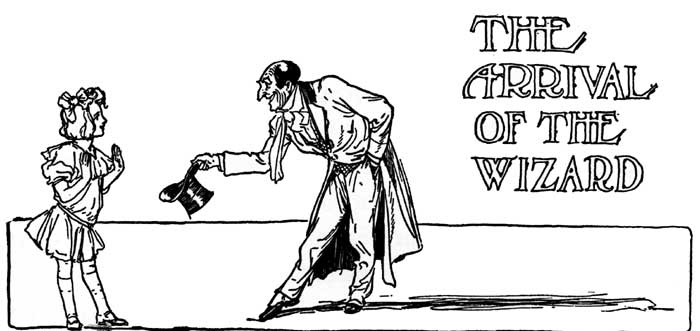 Image i043.jpg: THE ARRIVAL OF THE WIZARD