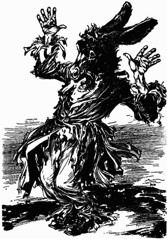 Image i083.jpg: KING KICK-A-BRAY WORKS MAGIC ON THE SHAGGY MAN