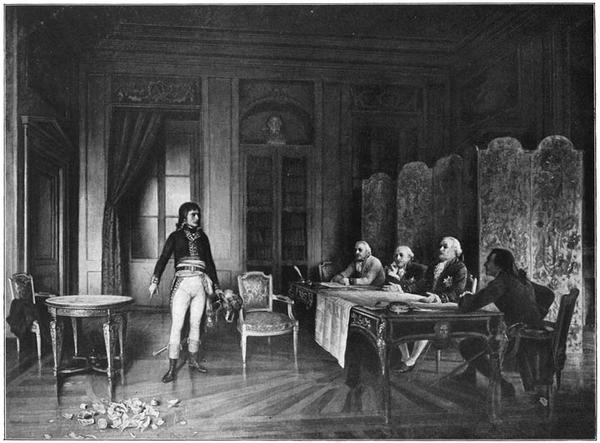 De onderhandelingen over den vrede te Campo Formio. 1797.