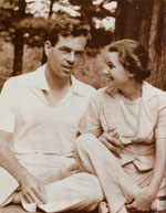 Campbell and Jean Erdman on Honeymoon