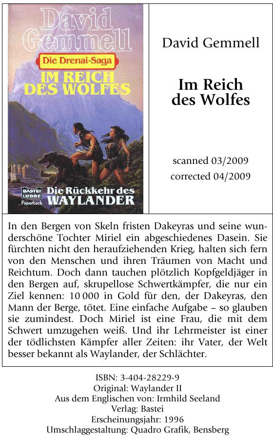 Im Reich des Wolfes