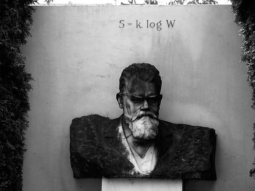 Boltzmanns Grab; zur Verfügung gestellt von Martin Röll (martinroell)