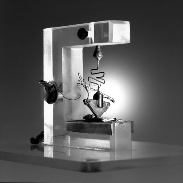 Der erste Transistor; zur Verfügung gestellt von the Porticus Centre (www.porticus.org)