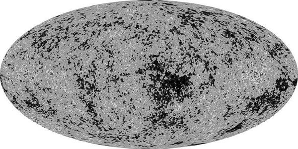 Wilkinson Microwave Anisotropy Probe; Karte der kosmischen Hintergrundstrahlung; zur Verfügung gestellt von NASA/WMAP Science Team