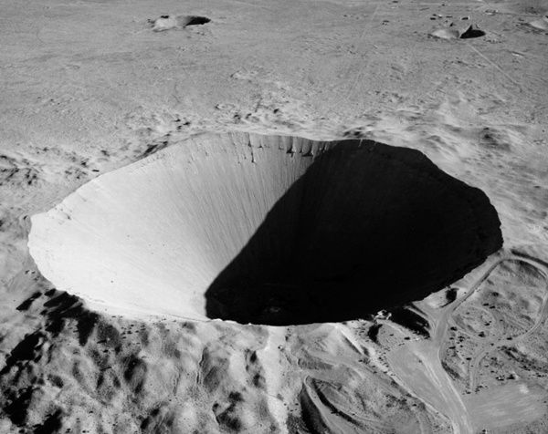 Der Sedan-Krater; zur Verfügung gestellt von The National Nuclear Security Administration/Nevada Site Office
