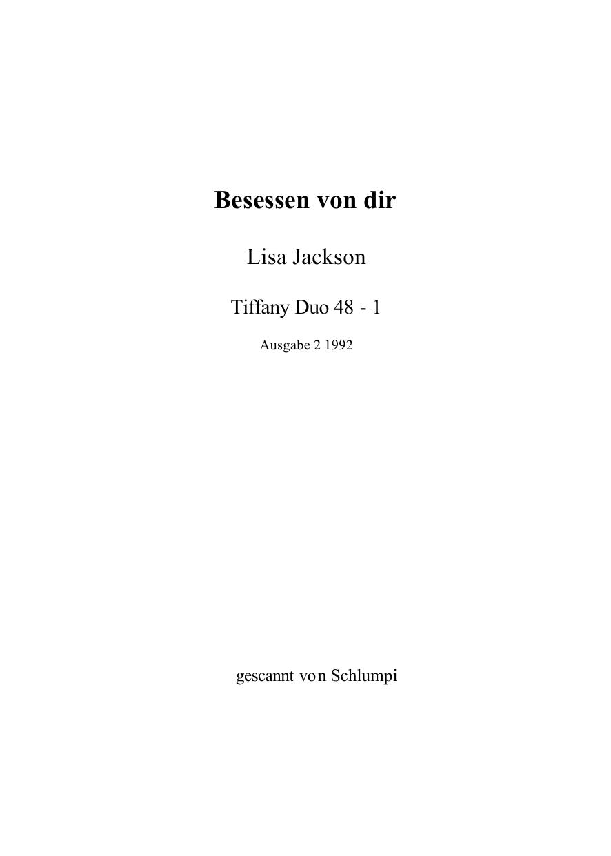 Besessen von dir