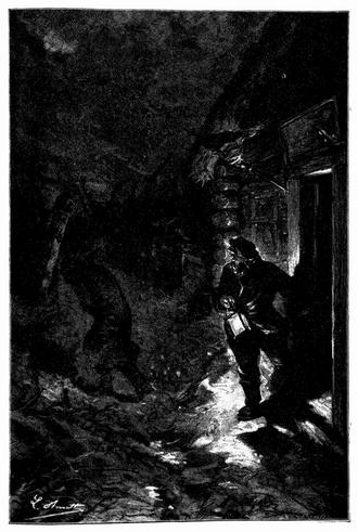 Nach wenigen Schritten war er in der Finsternis der Nacht verschwunden. (S. 76.)