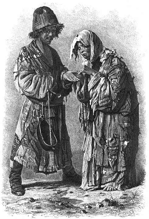 Een douvana (Bedelende derwisj).
