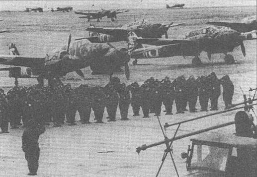 Часть, вооруженная перехватчиками Ки-45 КАИс готова к выполнению боевого задания
